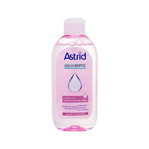Astrid Aqua Biotic Softening Cleansing Water 200 ml zjemňující čisticí voda pro suchou a citlivou pleť pro ženy