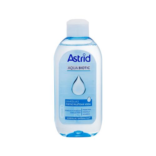 Astrid Aqua Biotic Refreshing Cleansing Water 200 ml osvěžující čisticí voda pro normální a smíšenou pleť pro ženy