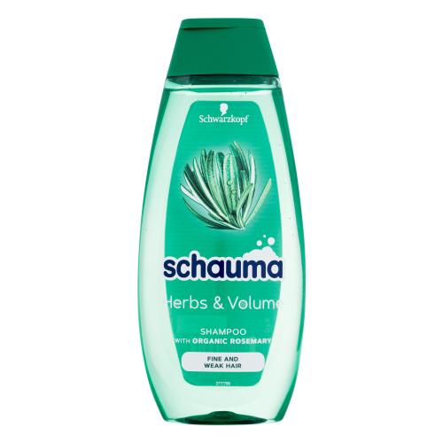 Schwarzkopf Schauma Herbs & Volume Shampoo 400 ml objemový šampon s rozmarýnem pro ženy