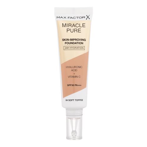 Max Factor Miracle Pure Skin-Improving Foundation SPF30 30 ml pečující hydratační make-up pro ženy 84 Soft Toffee