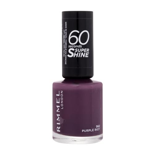 Rimmel 60 Seconds Super Shine lak na nehty odstín 562 Purple Riot 8 ml