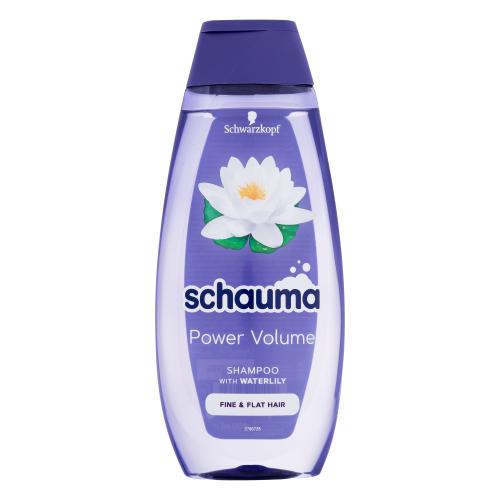 Schwarzkopf Schauma Power Volume Shampoo 400 ml objemový šampon s výtažkem z leknínu pro ženy