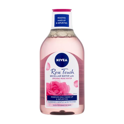 Nivea Rose Touch Micellar Water With Organic Rose Water 400 ml micelární voda s organickou růžovou vodou pro ženy