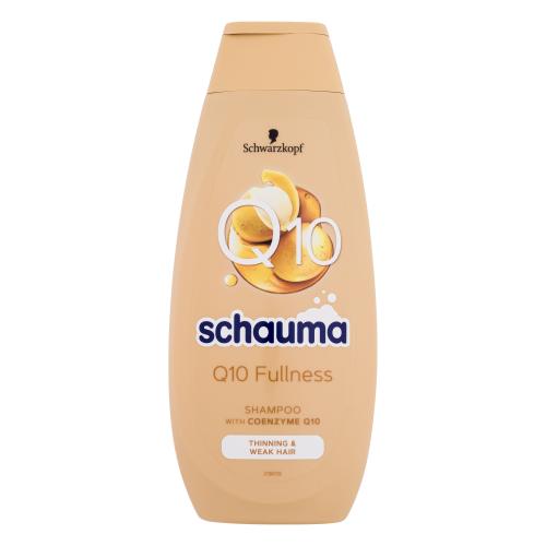 Schwarzkopf Schauma Q10 Fullness Shampoo 400 ml posilující šampon pro oslabené a jemné vlasy pro ženy