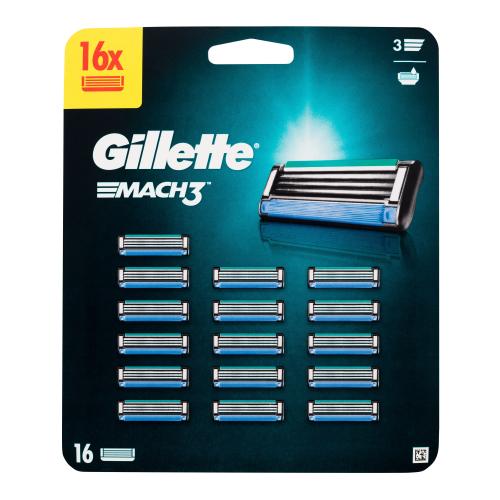 Gillette Mach3 Náhradní Hlavice 16ks Holení 16 kus