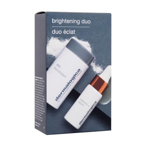 Dermalogica Brightening Duo dárková kazeta pleťové sérum BioLumin-C Serum 3 ml + exfoliační pudr Daily Microfoliant 4 g na všechny typy pleti