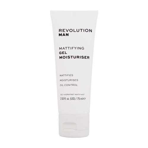 Revolution Man Mattifying lehký hydratační gelový krém pro mastnou pleť 75 ml