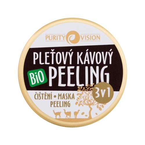 Purity Vision Coffee Bio Skin Peeling 3in1 70 ml obnovující a čisticí pleťový peeling unisex