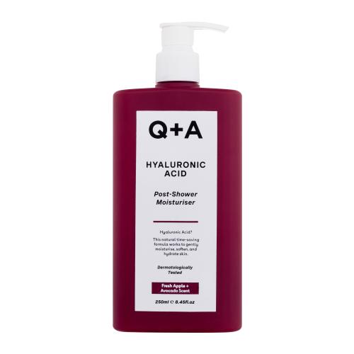 Q+A Hyaluronic Acid Post-Shower Moisturiser 250 ml hydratační tělové mléko pro ženy