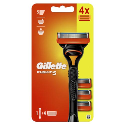 Gillette Fusion5 holicí strojek pro muže holicí strojek 1 ks + náhradní břit 3 ks