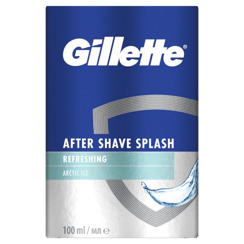 Gillette Arctic Ice After Shave Splash 100 ml voda po holení pro muže