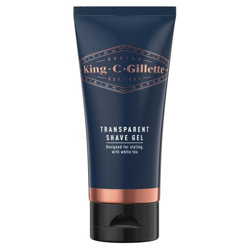 Gillette King C. Transparent Shave Gel 150 ml průhledný gel na holení pro muže