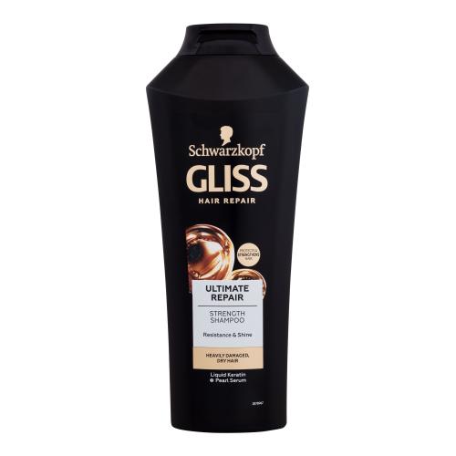 Schwarzkopf Gliss Ultimate Repair Strength Shampoo 400 ml regenerační šampon pro poškozené a suché vlasy pro ženy