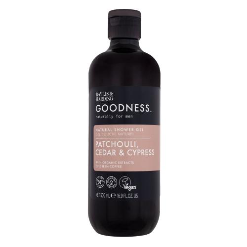 Baylis & Harding Goodness Patchouli, Cedar & Cypress sprchový gel pro muže 500 ml