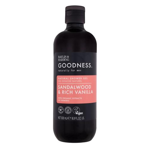 Baylis & Harding Goodness Sandalwood & Rich Vanilla sprchový gel pro muže 500 ml
