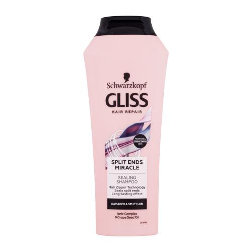 Schwarzkopf Gliss Split Ends Miracle Sealing Shampoo 250 ml šampon pro poškozené vlasy s roztřepenými konečky pro ženy