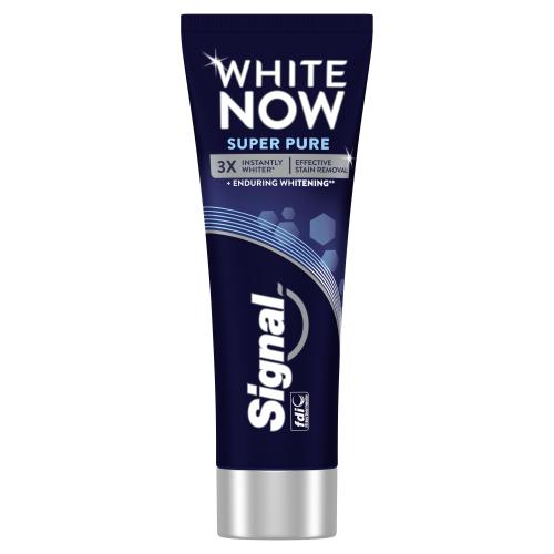 Signal White Now Super Pure 75 ml bělicí zubní pasta unisex