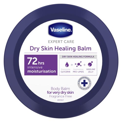 Vaseline Expert Care Dry Skin Healing Balm 250 ml pečující balzám pro velmi suchou pokožku pro ženy