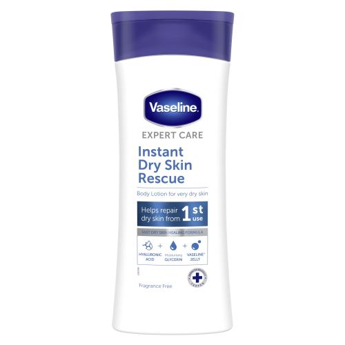 Vaseline Expert Care Instant Dry Skin Rescue 400 ml obnovující tělové mléko pro velmi suchou pokožku pro ženy
