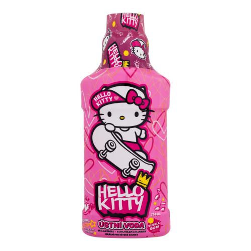 Hello Kitty Hello Kitty 250 ml ústní voda s příchutí žvýkačky pro děti