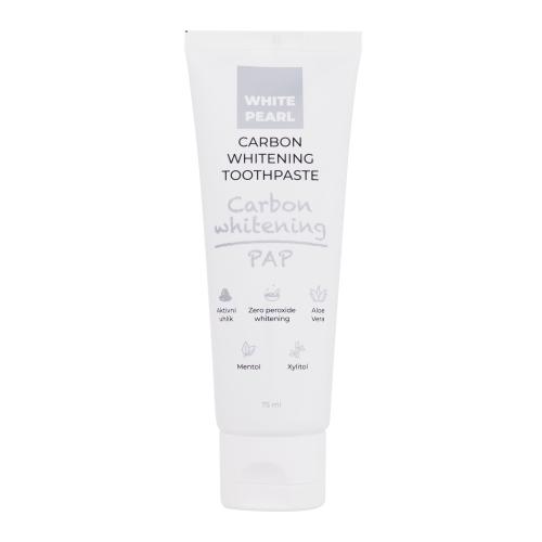 White Pearl PAP Carbon Whitening Toothpaste 75 ml bělicí zubní pasta unisex