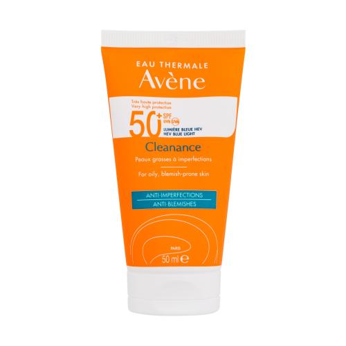 Avène Cleanance sluneční ochrana pleti se sklonem k akné SPF 50+ 50 ml