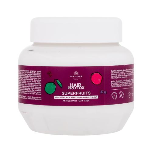 Kallos Hair Pro-Tox Superfruits regenerační maska pro unavené vlasy bez lesku 275 ml