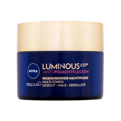 Nivea Cellular Luminous 630 Antispot Night Complexion Repair 50 ml noční pleťový krém poškozená krabička na pigmentové skvrny