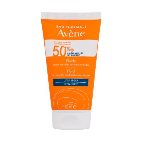 Avène Sun Fluid Ultra-Light opalovací fluid na obličej SPF 50+ 50 ml