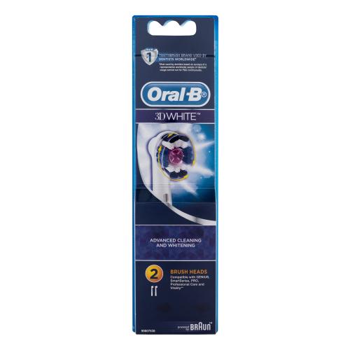 Oral-B 3D White náhradní hlavice na elektrický zubní kartáček unisex 2 ks náhradních hlavic