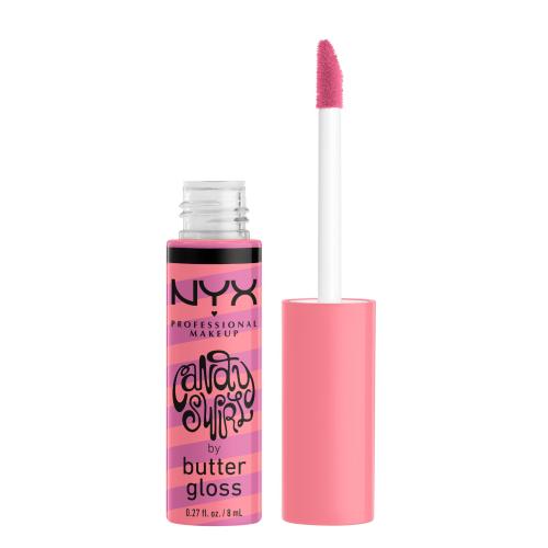 NYX Professional Makeup Butter Gloss Candy Swirl lesk na rty odstín 02 Sprinkle 8 ml