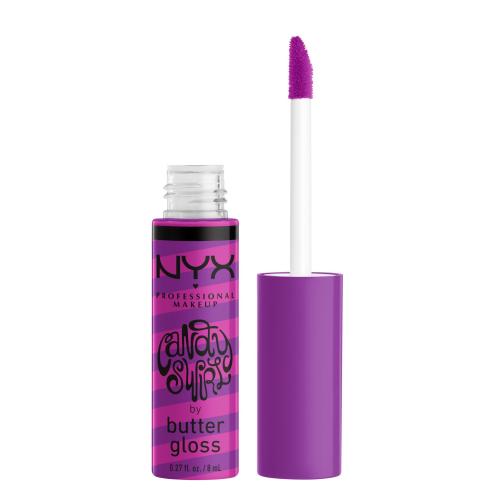 NYX Professional Makeup Butter Gloss Candy Swirl lesk na rty odstín 03 Snow Cone 8 ml