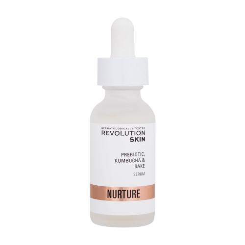 Revolution Skincare Nurture Prebiotic Kombucha & Sake Serum 30 ml pleťové sérum W poškozená krabička na rozjasnění pleti; na dehydratovanou pleť