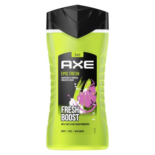Axe Epic Fresh 3in1 250 ml sprchový gel s vůní tropického ovoce pro muže