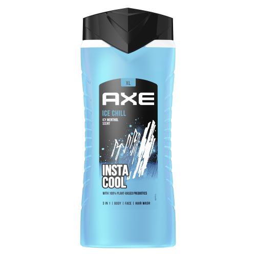 Axe Ice Chill 3in1 400 ml sprchový gel s vůní citronu a máty pro muže