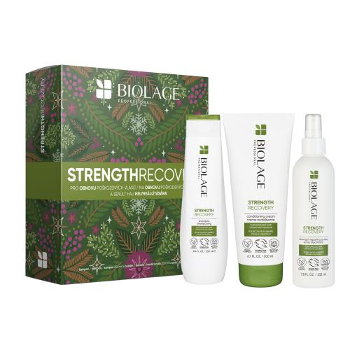 Biolage Strength Recovery dárková sada pro poškozené vlasy