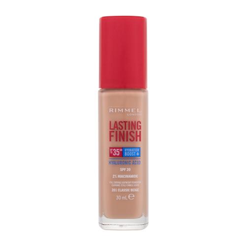 Rimmel Lasting Finish 35H Hydration Boost hydratační make-up SPF 20 odstín 201 Classic Beige 30 ml