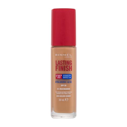 Rimmel Lasting Finish 35H Hydration Boost hydratační make-up SPF 20 odstín 350 Golden Honey 30 ml
