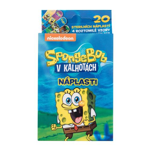 Nickelodeon SpongeBob Plaster náplast pro děti 20 ks náplastí