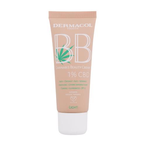 Dermacol BB Cream Cannabis Beauty Cream SPF15 30 ml bb krém pro ženy 1 Light