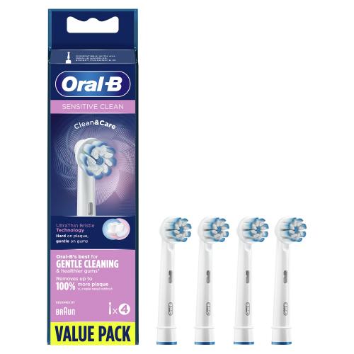 Oral-B Sensitive Clean Brush Heads náhradní hlavice na elektrický kartáček unisex 4 ks nahradních hlavic