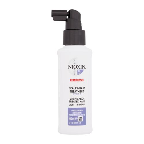 Nioxin System 5 Scalp & Hair Treatment 100 ml bezoplachová péče pro chemicky ošetřené řídnoucí vlasy pro ženy