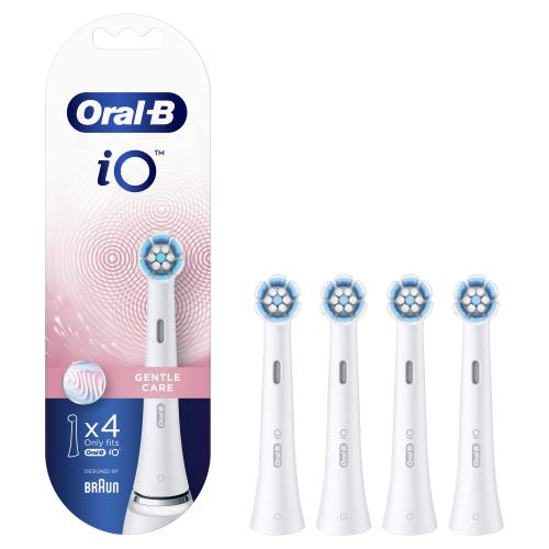 Oral-B iO Gentle Care White náhradní hlavice na elektrický zubní kartáček unisex 4 ks náhradních hlavic