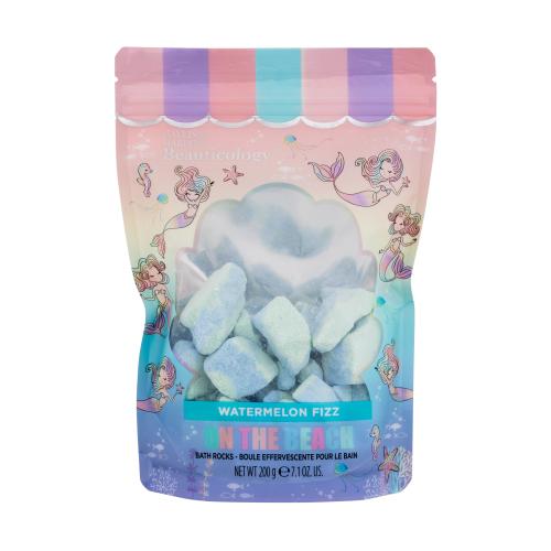Baylis & Harding Beauticology Let's Be Mermaids šumivá kostka do koupele vůně Watermelon Fizz 200 g