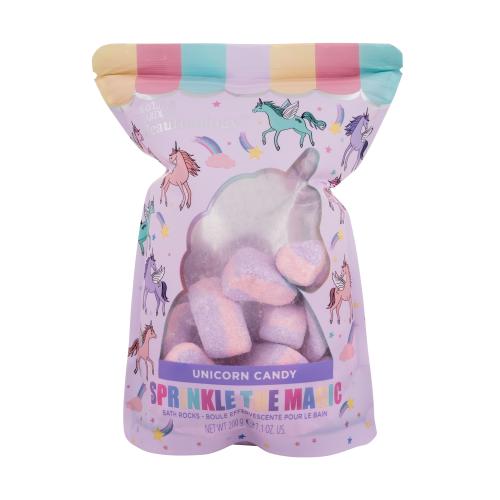 Baylis & Harding Beauticology Unicorn šumivá kostka do koupele vůně Unicorn Candy 200 g