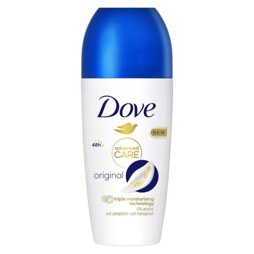 Dove Advanced Care Original 48h 50 ml antiperspirant s 48 hodinovou ochranou před potem a zápachem pro ženy