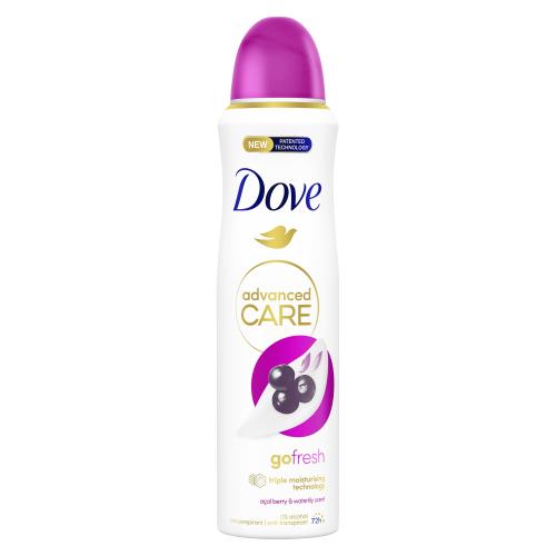 Dove Advanced Care Go Fresh Acai Berry & Waterlily 72h 150 ml antiperspirant s vůní acai a leknínu pro ženy