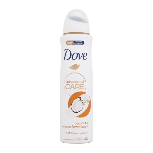 Dove Advanced Care Antiperspirant antiperspirant ve spreji 72h Coconut & Jamine Flower 150 ml