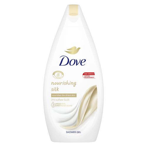 Dove Nourishing Silk 450 ml hedvábný sprchový gel pro ženy