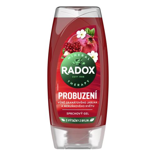 Radox Awakening Pomegranate And Apricot Blossom Shower Gel 225 ml osvěžující sprchový gel pro ženy